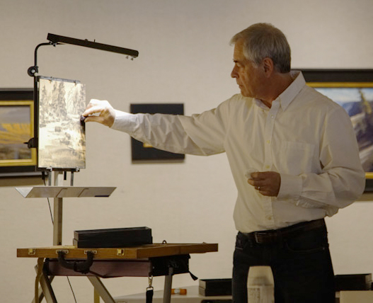 Gary teaching at Brinton Museum